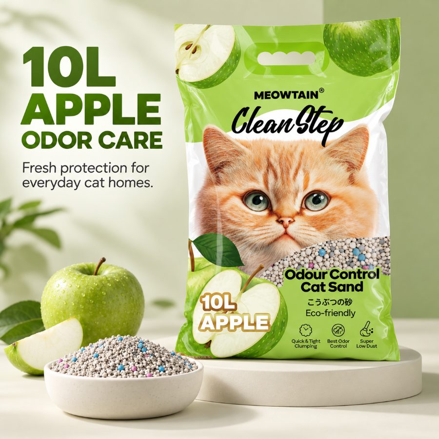 Clean Step Bentonite Cat Litter · Apple · 4