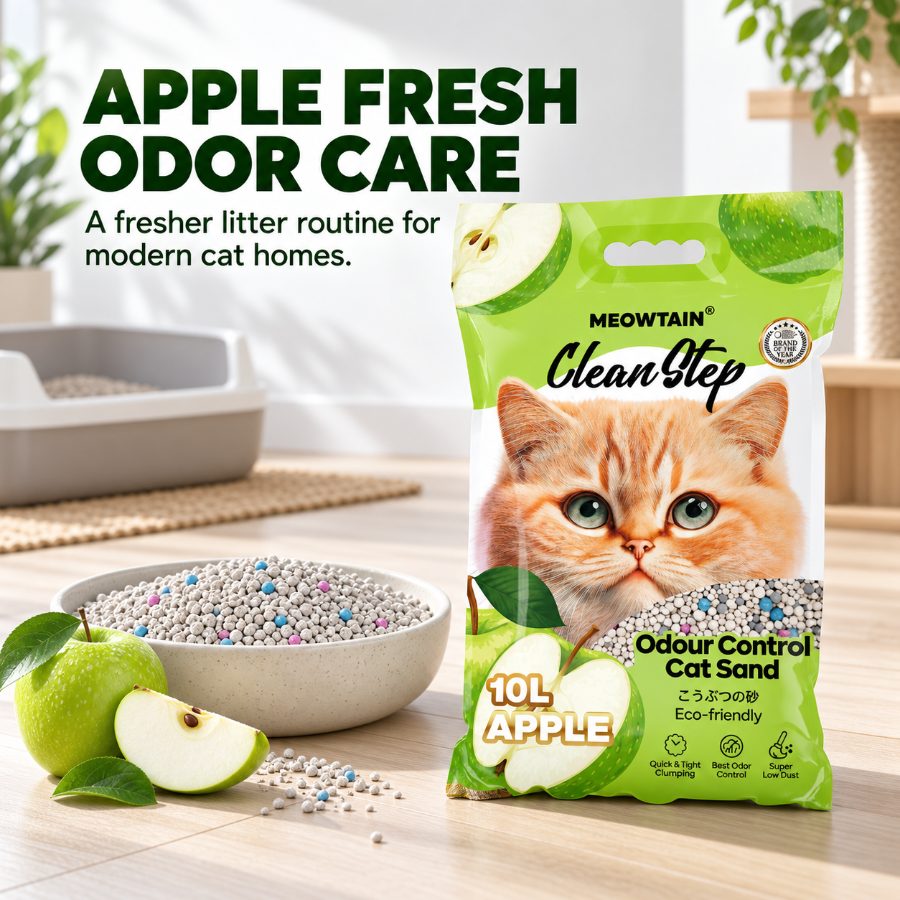 Clean Step Bentonite Cat Litter · Apple · 3