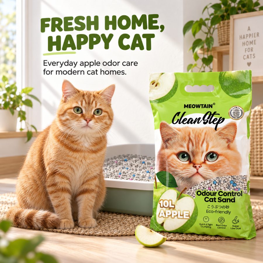Clean Step Bentonite Cat Litter · Apple · 5
