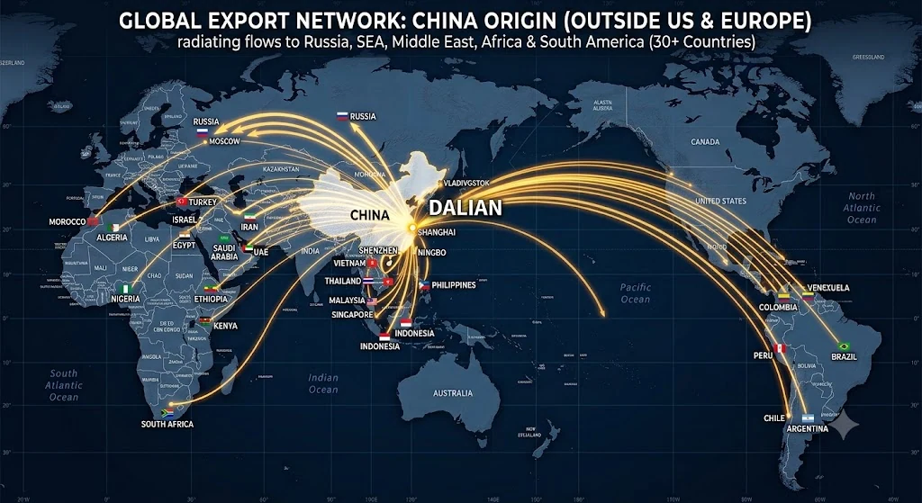Cleanstep global importer, distributor and customer sales network map
