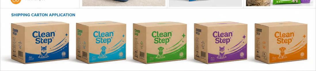 Cleanstep category-coded shipping carton system for importer orders